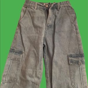 CARGO DENIM JOGGERS